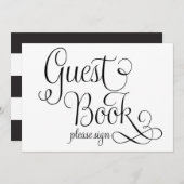 ウエディングサインにご署名ください, 招待状 (正面/裏面)