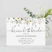 ウエディングシャワーブランチ　～ワイルドフラワーガーデン～ 招待状 (スタンド正面)