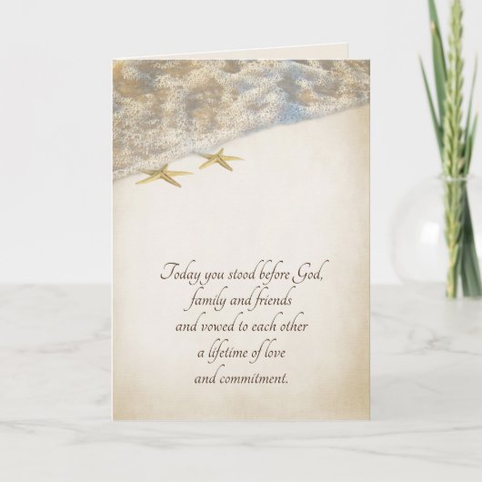 ウエディングスターフィッシュ カード (正面)