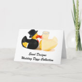 ウエディングダック2... サンクスカード サンキューカード (裏面)