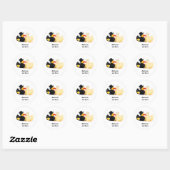 ウエディングダック2 ラウンドシール (シート)