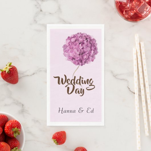 ウエディングデイピンク&白あじさい花 (インサイチュ)