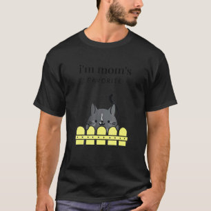 ウエディングドレスの猫 私はママの一番のお気に入り おもしろ猫好きな女性向け Tシャツ
