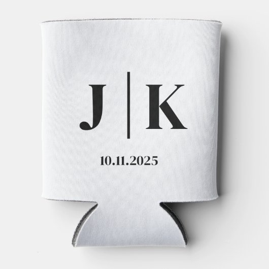 ウエディングパーソナライズされたデー缶クーラー 缶クーラー (正面)