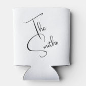 ウエディングパーソナライズされたデー缶クーラー 缶クーラー (裏面)