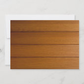 ウエディングパーティーにいてくれてありがとう カード | 古材風ウッド (裏面)