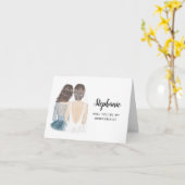 ウエディングパーティーにお誘いカード カード (黄色い花)