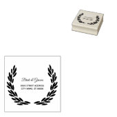 ウエディングパーティーの花のパタ素朴ーン ラバースタンプ (押印)