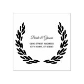 ウエディングパーティーの花のパタ素朴ーン ラバースタンプ (インプリント)