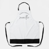 ウエディングフラワーズナマフローリストBusiness Uniform エプロン (正面)