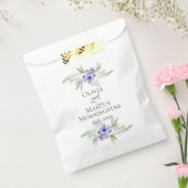 ウエディングフラワーバイオレットアネモネス フェイバーバッグ (封をした状態)