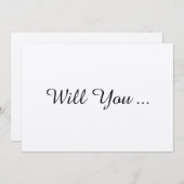 ウエディングプランナーにお願いします - 田舎風カード 招待状 (正面/裏面)