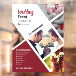 ウエディングプランナー カスタム ウィンドウクリング ウィンドウサイン