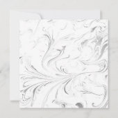 ウエディングレセプション野生動物 招待状 (裏面)