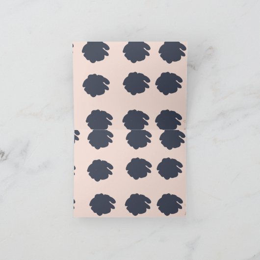 ウエディング人気があるカード サンキューカード (内部)