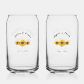 ウエディング用ひまわりトリオ ガラス缶 (裏面)