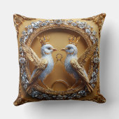 ウエディング・バーズ クッション (裏面)