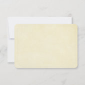 ウエディング フローラル ツイグ RSVP 招待状 (裏面)