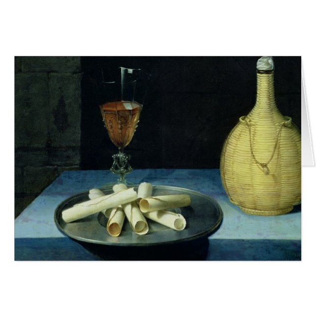 ウエファーのデザート (正面横)