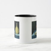 ウエファーのデザート マグカップ (中央)