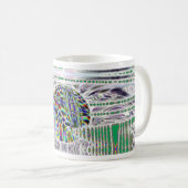 ウエファー、ケイ素のマグ コーヒーマグカップ (正面右)