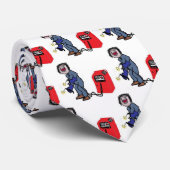 ウエルおもしろいダー熱狂するタイ ネクタイ (ロール)