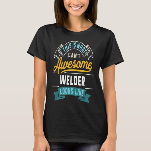ウエルおもしろいダー素晴らしシャツ職業卒業生 Tシャツ (正面)