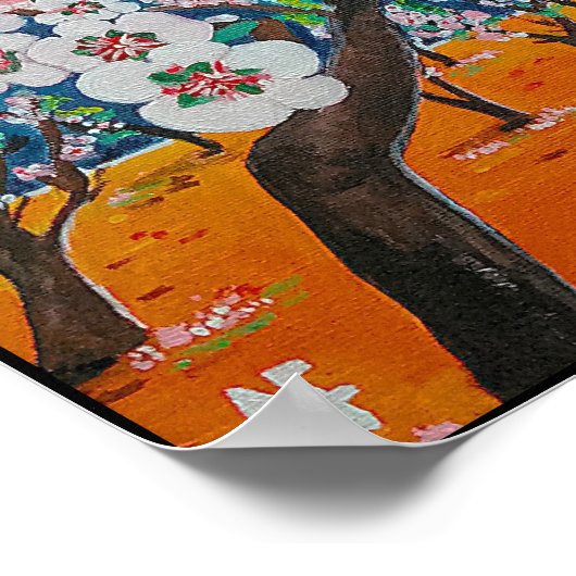 ウエルトデアルメンドロス絵を描ズバイアルフレッドキツネ ポスター (角)