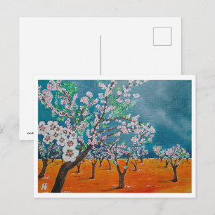 ウエルトデアルメンドロス絵を描ズバイアルフレッドキツネ ポストカード