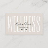 ウエルネスミニマルコーチパーソナルトレーナーサンド 名刺 (正面)