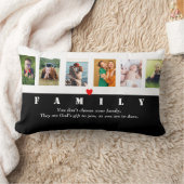 ウエルファミリーフォトコラージュ写真テンプレート ランバークッション (ブランケット)