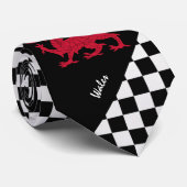 ウエル市松模様にズ州旗ファッション ネクタイ (ロール)