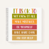 ウエル感動的ネス引用文 ノートブック (正面)