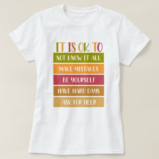 ウエル感動的ネス引用文 Tシャツ (デザイン正面)