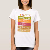 ウエル感動的ネス引用文 Tシャツ (正面)