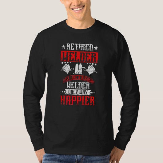 ウエル退職したダー Tシャツ (正面)