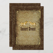 ウエレガントエスタン牧場パーティー 招待状 (正面/裏面)