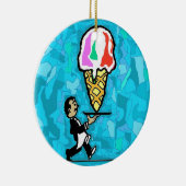 ウエーター セラミックオーナメント (右)