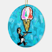 ウエーター セラミックオーナメント (左)