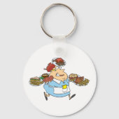 ウエートレスおもしろい キーホルダー (裏面)