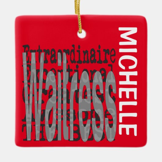 ウエートレスエクストラノーナレカスタムー セラミックオーナメント (正面)