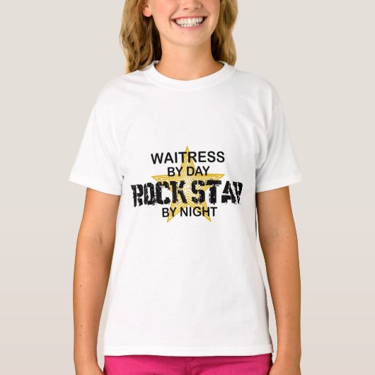ウエートレスロックスターbyナイト tシャツ (正面)