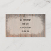 ウエ素朴スタンブルスカルヴィンテージスケッチアート 名刺 (裏面)