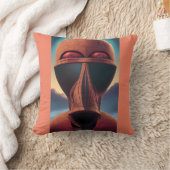 ウォアケンゲサイケデリックージSci-Fi クッション (ブランケット)