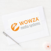 ウォウザ 長方形シール (封筒)