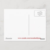 ウォシュバーン山はがき日没 ポストカード (裏面)