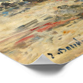 ウォシュールウィメンオンザビーチユージェーヌブダンファインアート ポスター (角)