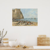 ウォシュールウィメンオンザビーチユージェーヌブダンファインアート ポスター (キッチン)