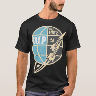 ウォストック宇宙船ヴィンテージスプートニクソ連 Tシャツ