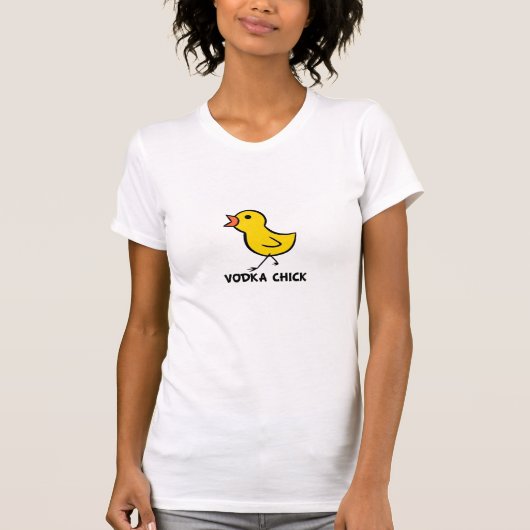 ウォッカのひよこのTシャツ Tシャツ (正面)
